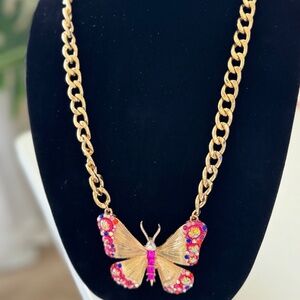 Jewelry Gold Butterfly Necklace Poshmark